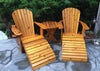 adirondack chair patio set