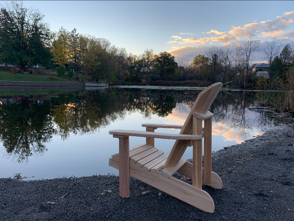 Adirondack Chairs A Canadian History The Best Adirondack Chair Company   Chair By Lake Grande 