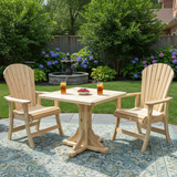 Dining Set for 2 with Pedestal Table