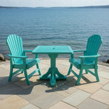 Dining Set for 2 with Pedestal Table