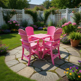 Bar Height Bistro Set for 4 with 30" Pedestal Table