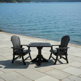 Dining Set for 2 with Pedestal Table