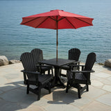 Dining Set for 4 with Pedestal Table