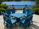 Modern Dining Set for 8 with Pedestal Table