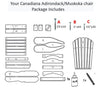 -Canadiana Adirondack Kit Chair (Non-Folding)