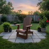Royal Upright Reclining Adirondack Chair, Easiest To Get In And Out Of (Large)