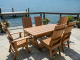 Modern Dining Set for 6 with 5' Table