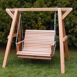 Lovers Porch Swing with Frame