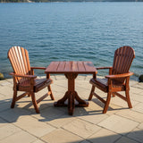 Dining Set for 2 with Pedestal Table
