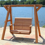 Lovers Porch Swing with Frame
