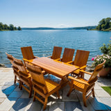 Modern Dining Set for 8 with 6' Table