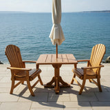 Dining Set for 2 with Pedestal Table