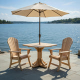 Dining Set for 2 with Pedestal Table