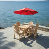Dining Set for 4 with 4' Trestle Table