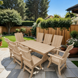 Modern Dining Set for 8 with 6' Table