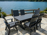 Modern Dining Set for 6 with 6' Table