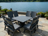 Modern Dining Set for 8 with Pedestal Table