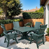 Modern Dining Set for 4 with Pedestal Table