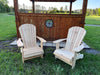 -Wooden Royal Upright Adirondack Chair, easiest to get in and out of, partial kit(Large)