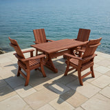 Modern Dining Set for 4 with 6' Table