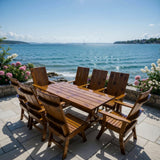 Modern Dining Set for 8 with 6' Table