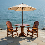 Dining Set for 2 with Pedestal Table