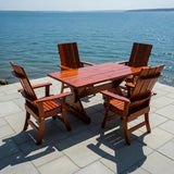 Modern Dining Set for 4 with 5' Table