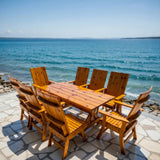 Modern Dining Set for 8 with 6' Table