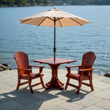 Dining Set for 2 with Pedestal Table