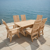 Modern Dining Set for 6 with 6' Table