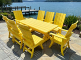 Modern Dining Set for 8 with 6' Table