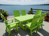 Modern Dining Set for 6 with 6' Table