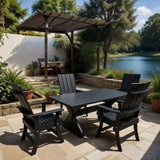 Modern Dining Set for 4 with 5' Table