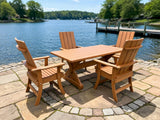 Modern Dining Set for 4 with 6' Table