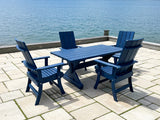 Modern Dining Set for 4 with 4' Table