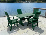 Modern Dining Set for 4 with 5' Table
