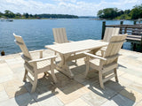 Modern Dining Set for 4 with 5' Table