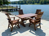 Modern Dining Set for 4 with 5' Table