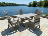 Modern Dining Set for 4 with 6' Table