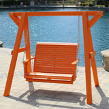 Lovers Porch Swing with Frame