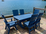 Modern Dining Set for 6 with 6' Table