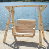 Lovers Porch Swing with Frame