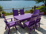 Modern Dining Set for 6 with 5' Table