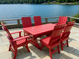 Modern Dining Set for 6 with 5' Table