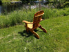 -Wooden Royal Upright Adirondack Chair, easiest to get in and out of, partial kit(Large)