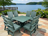 Modern Dining Set for 8 with Pedestal Table