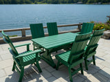 Modern Dining Set for 6 with 5' Table