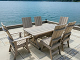 Modern Dining Set for 6 with 5' Table