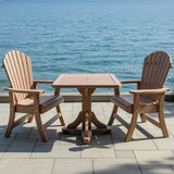 Dining Set for 2 with Pedestal Table