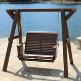 Lovers Porch Swing with Frame